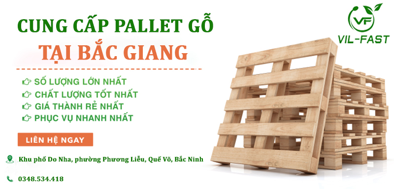 báo giá pallet gỗ tại Bắc Giang