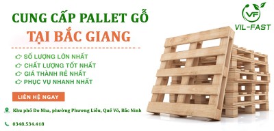 Báo giá Pallet gỗ tại Bắc Giang - 0348.534.418